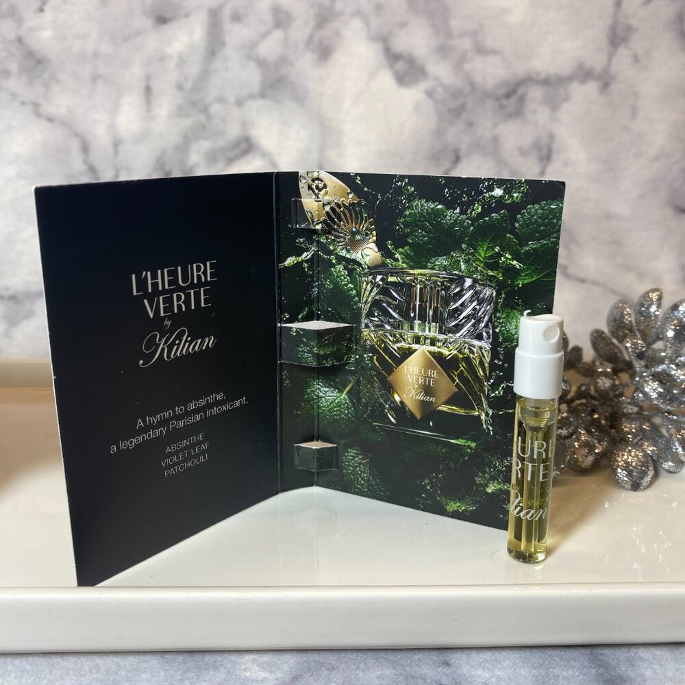 KILIAN PARIS L'Heure Verte EDP Woody Aromatic Absinthe-Sample 1.5ml,0.05oz-NEW - Picture 5 of 12